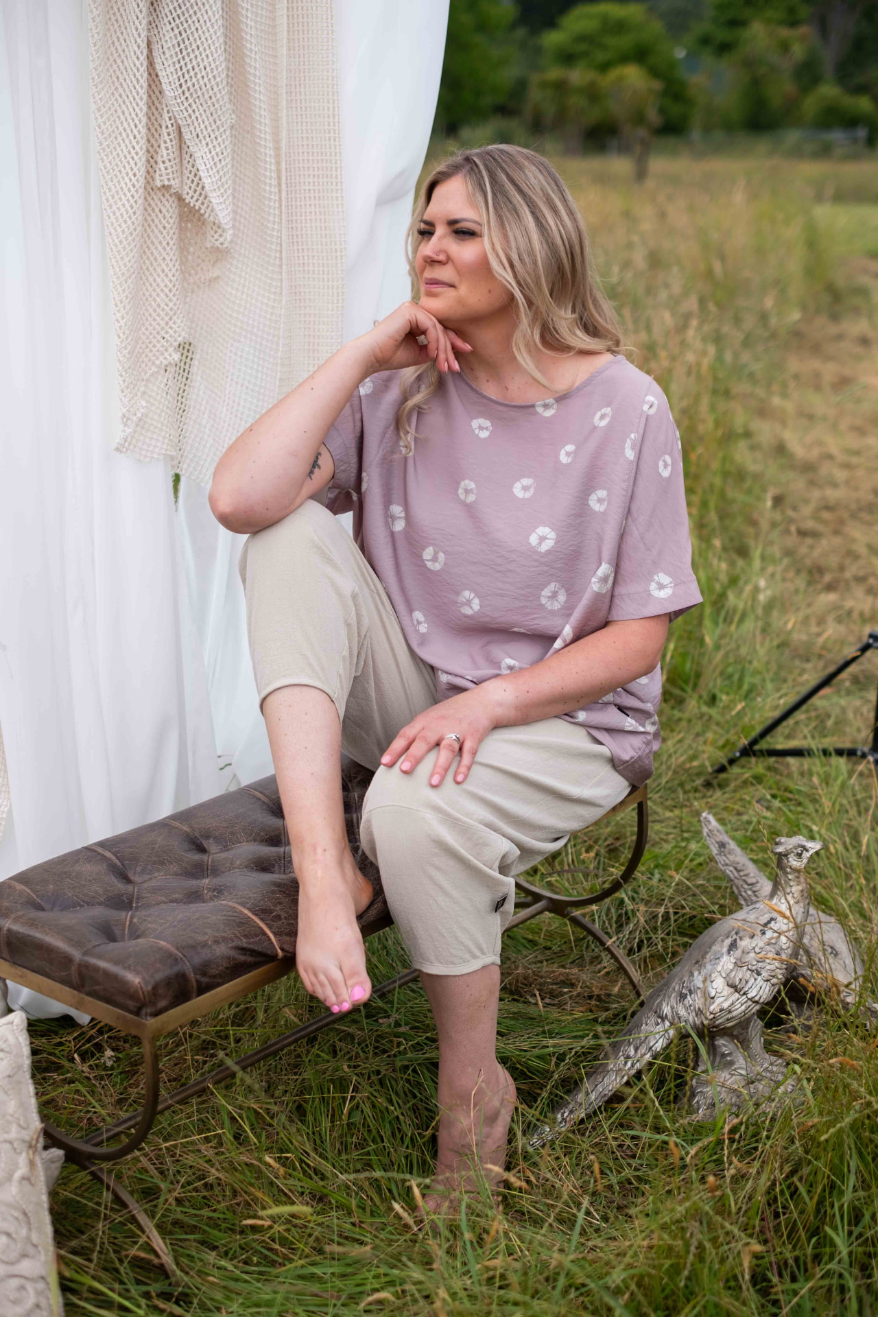 Leese Rogers on location for a Deeanne Hobbs shoot