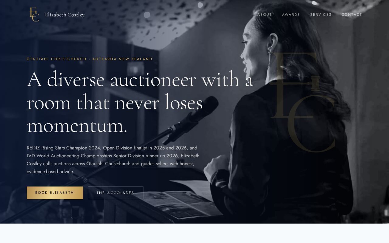 Elizabeth Costley | Auctioneer website